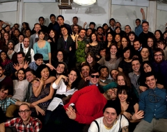 Winter 2010 panorama photo of ITP students